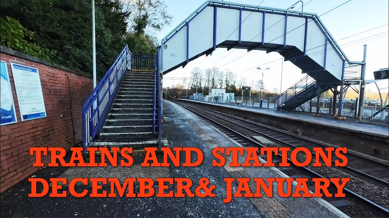 TRAINS AND STATIONS WITH GOOD RELAXING MUSIC