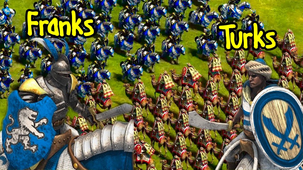 600 Paladins vs 600 (Turks) Heavy Camel Riders | AoE II: Definitive Edition