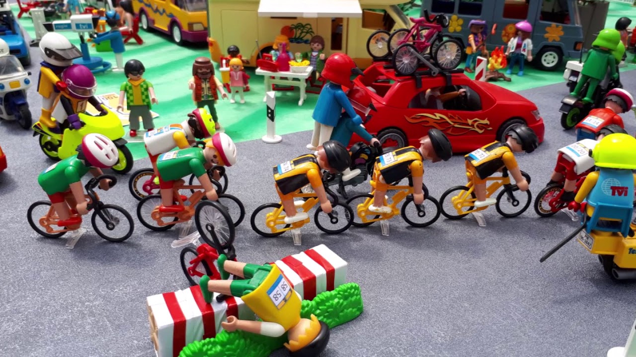 Du montage aux visiteurs Tour de France en Playmobil® à Tarare 2019