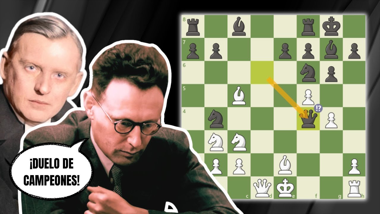 ¡CHOQUE DE LEYENDAS! 👀: Alekhine vs Botvinnik (Notthingham, 1936)