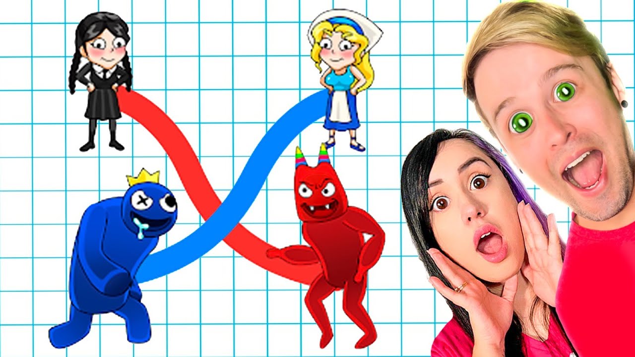 A CORRIDA do AMOR da WANDINHA, BLUE e BANBAN! QUEM É MELHOR na CORRIDA? Love Rush