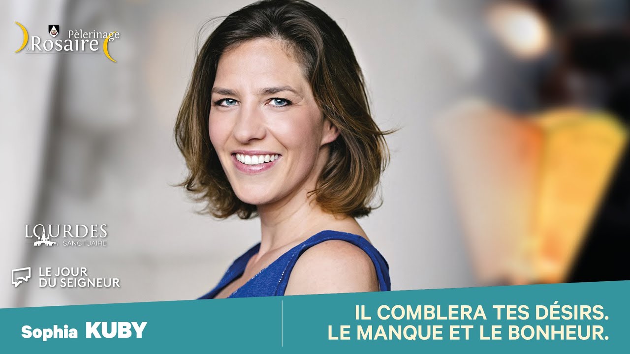 CONFÉRENCE DE SOPHIA KUBY AU PÈLERINAGE DU ROSAIRE 2023