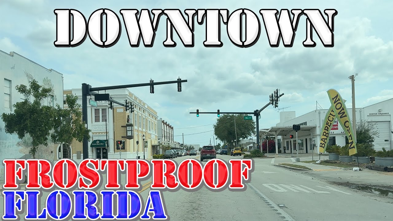 Frostproof - Florida - 4K Downtown Drive