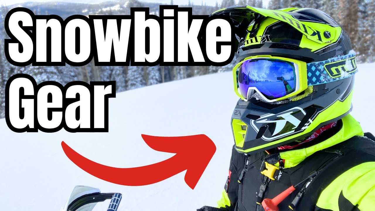 The Best Gear for Snowbiking