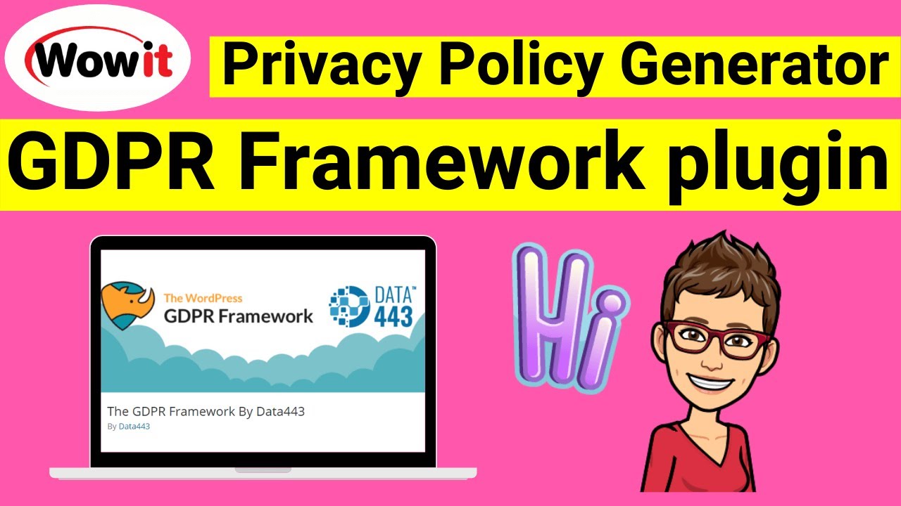 Privacy Policy generator through a free plugin - GDPR and CCPA