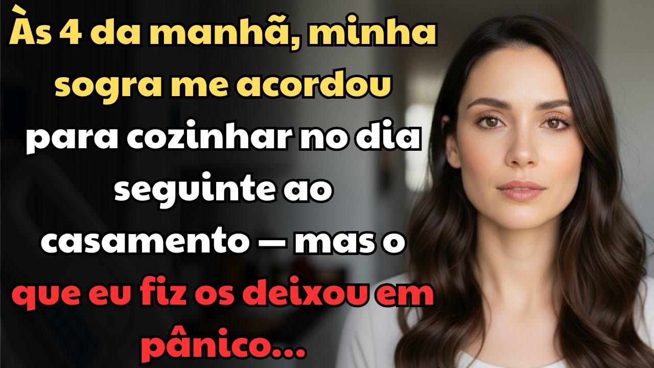 Às 4 da Manhã, Minha Sogra Me Acordou para Cozinhar Após o Casamento — Minha Reação Causou Pânico