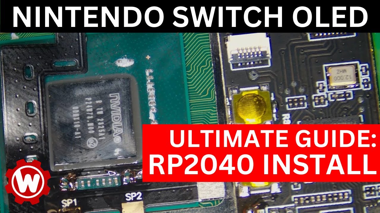 Полное руководство — установка OLED-дисплея Nintendo Switch RP2040