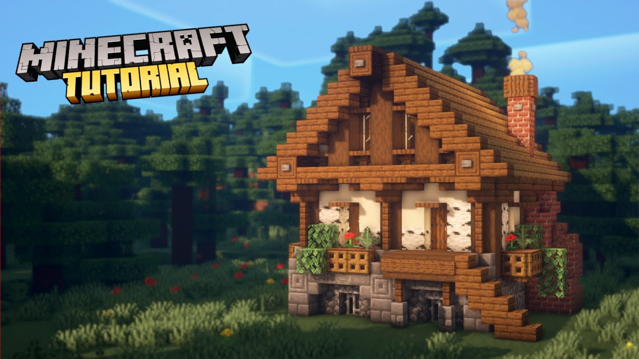 Minecraft | How to build a Survival House | Tutorial