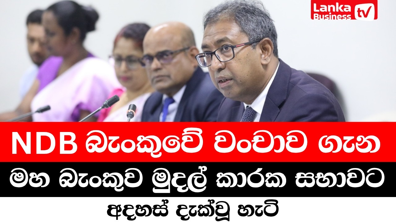 NDB බැංකුවේ වංචාව ගැන මහ බැංකුව මුදල් කාරක සභාවට අදහස් දැක්වූ හැටි | Part 01