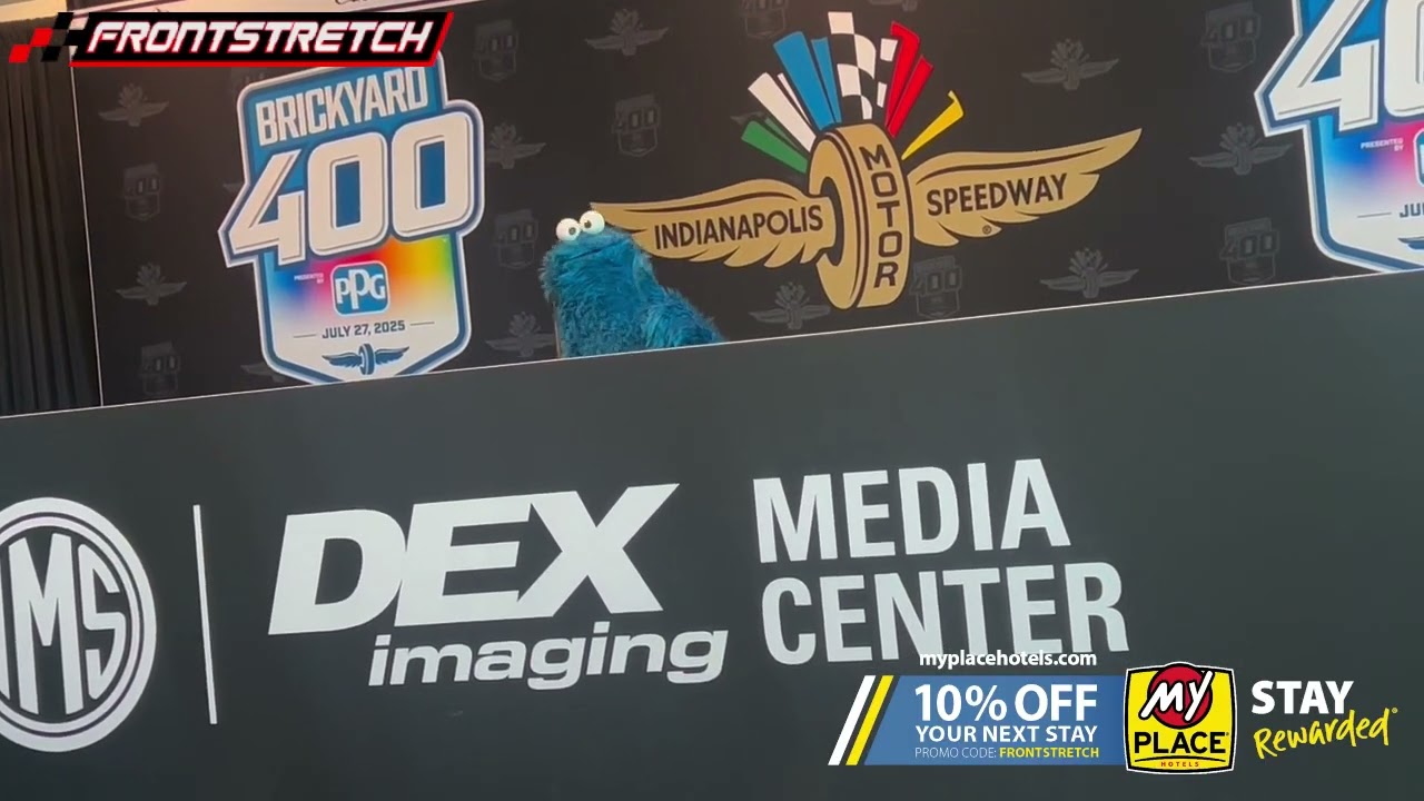Cookie Monster Joins NASCAR at Indy as Grand Marshal