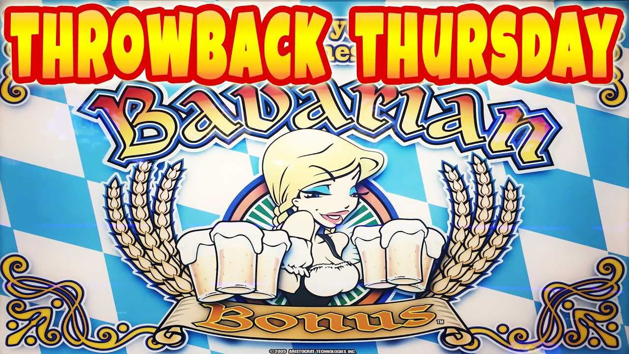 Bavarian Bonus slot for Throwback Thursday! Old School Bier Haus from Soboba Casino!