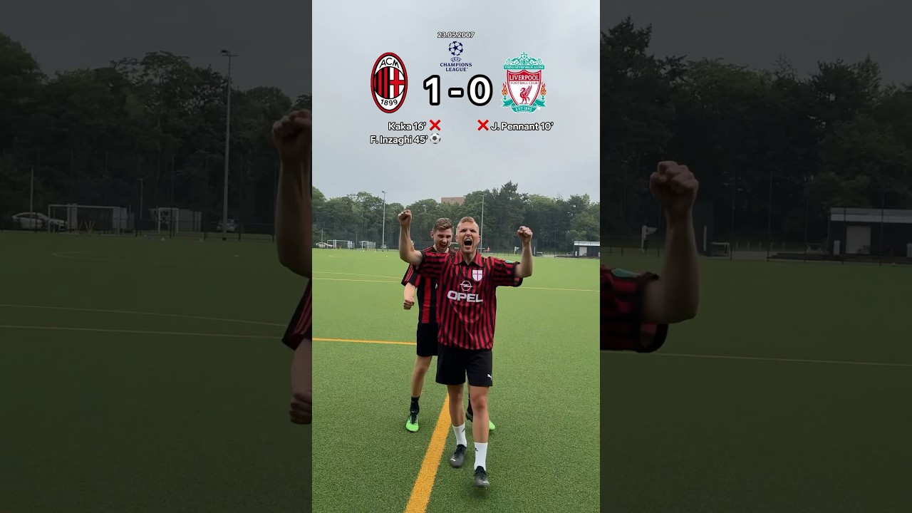 AC Milan - FC Liverpool Champions League Final in 2007 🏆 #acmilan #liverpoolfc #championsleague