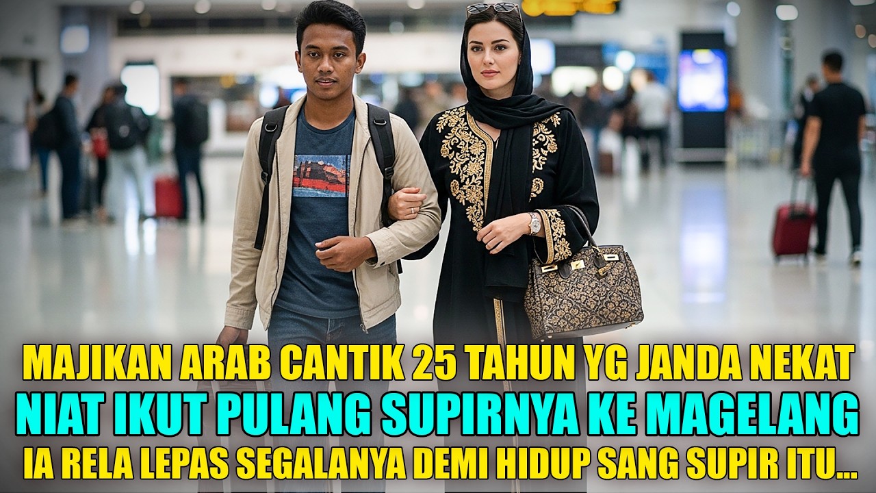 MAJIKAN CANTIK ARAB YG JANDA 25 TAHUN NEKAT IKUT PULANG KE MAGELANG DEMI PRIA MISKIN INI
