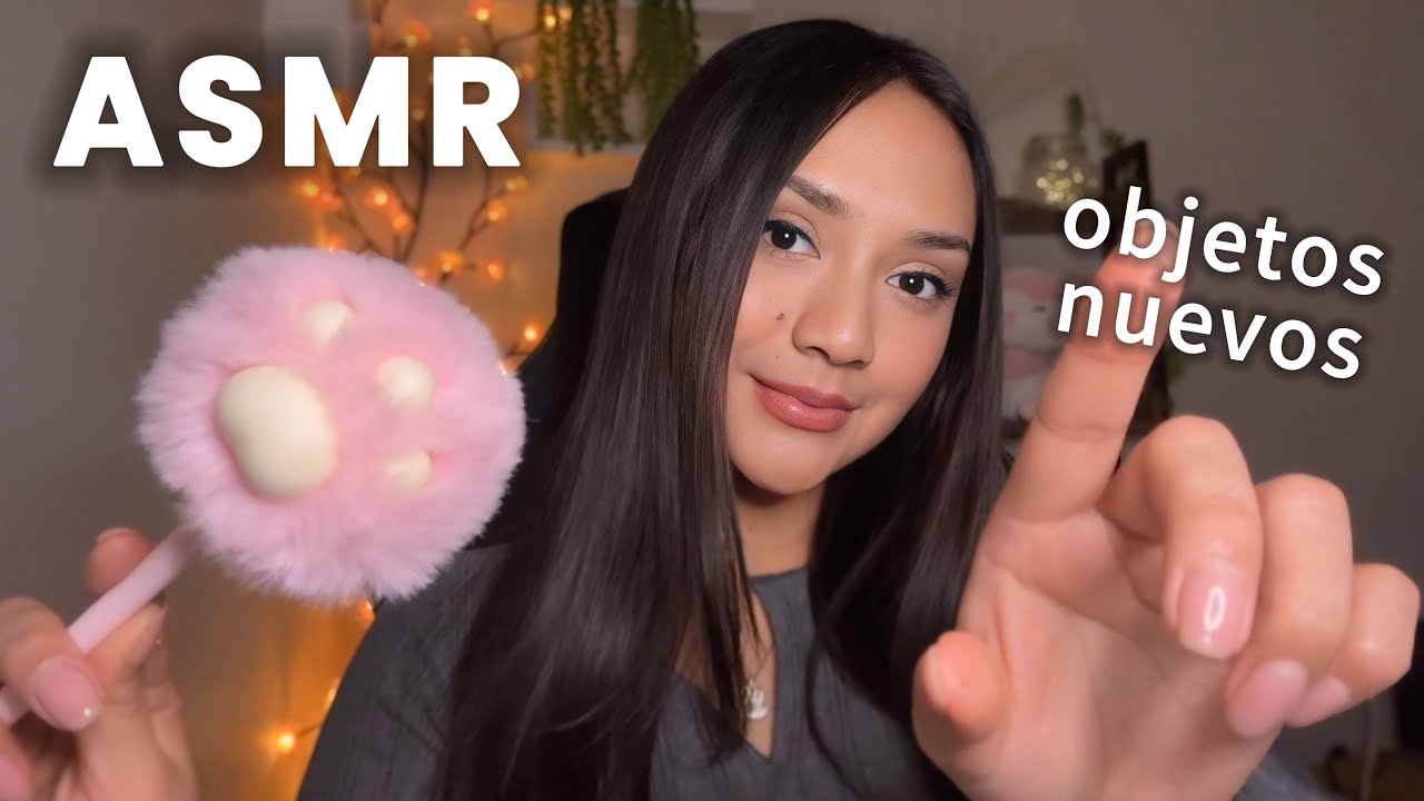 ASMR PARA DORMIR CON OBJETOS NUEVOS + SONIDOS SUAVES Y CRUJIENTES 