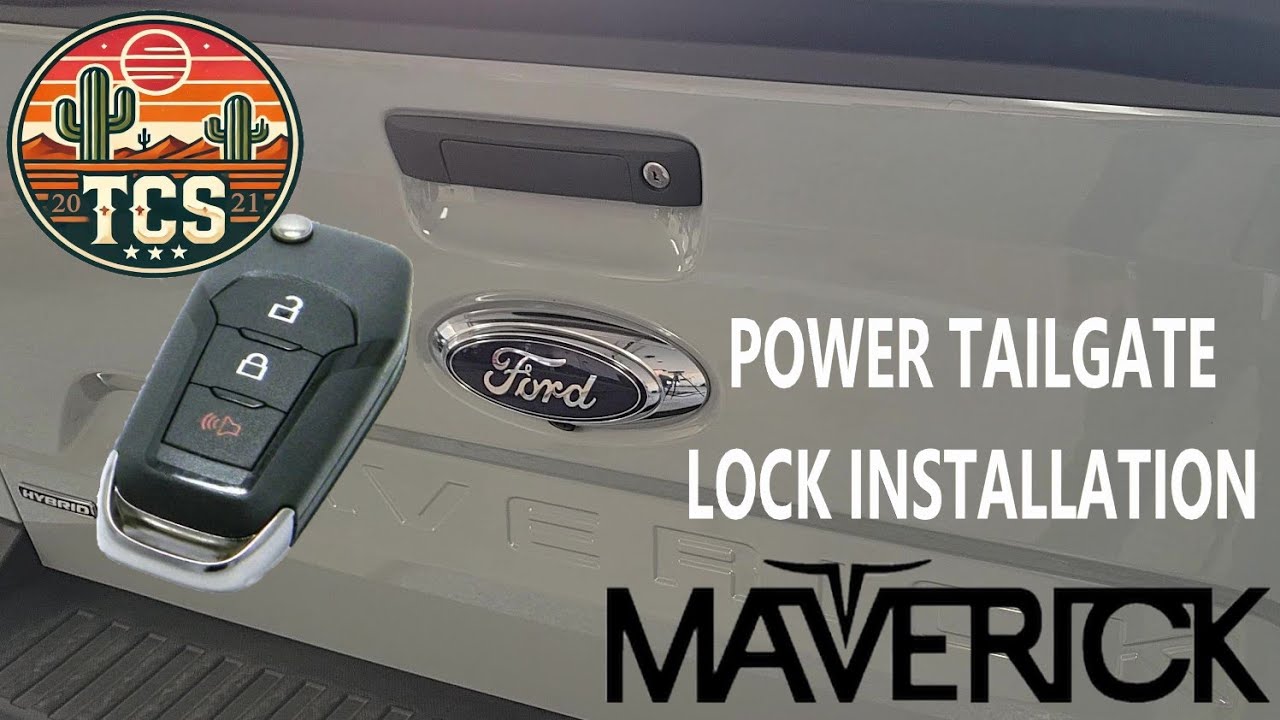 Ford Maverick Power Tailgate Lock Modification