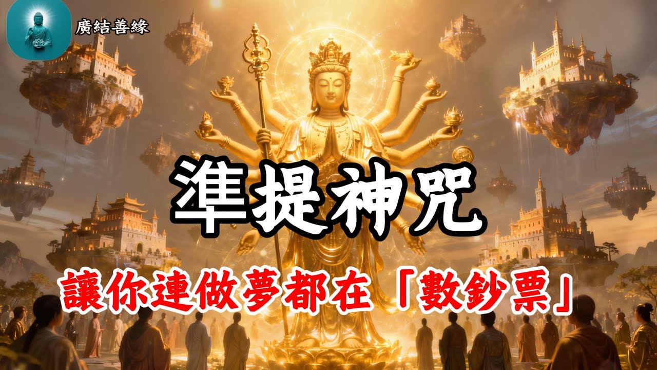 準提神咒 太誇張了！準提咒一聽，變身財富富翁，大量進財致富，逆襲負債，人生從此開掛！