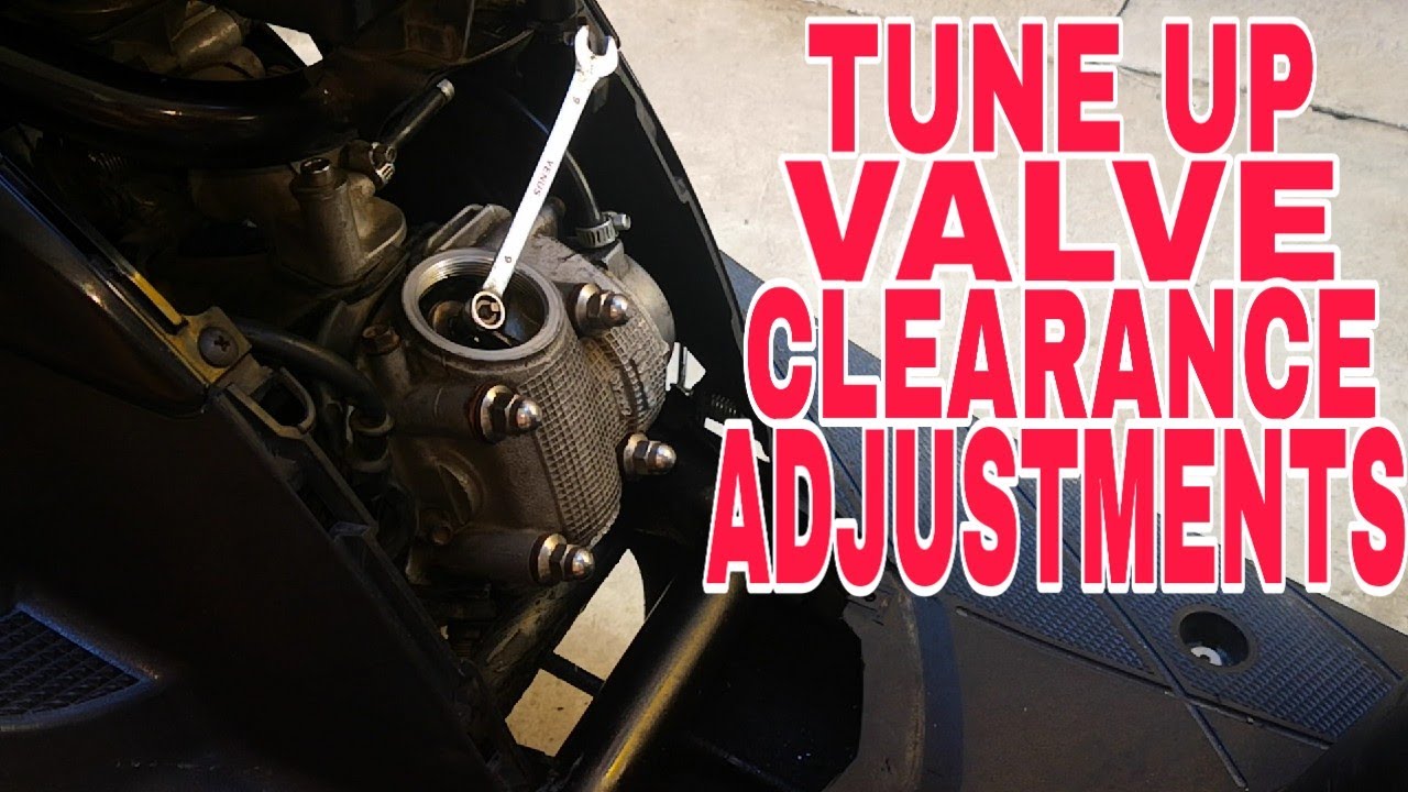 Valve clearance, valve screw adjustment TUNE UP (YAMAHA MIO SPORTY)