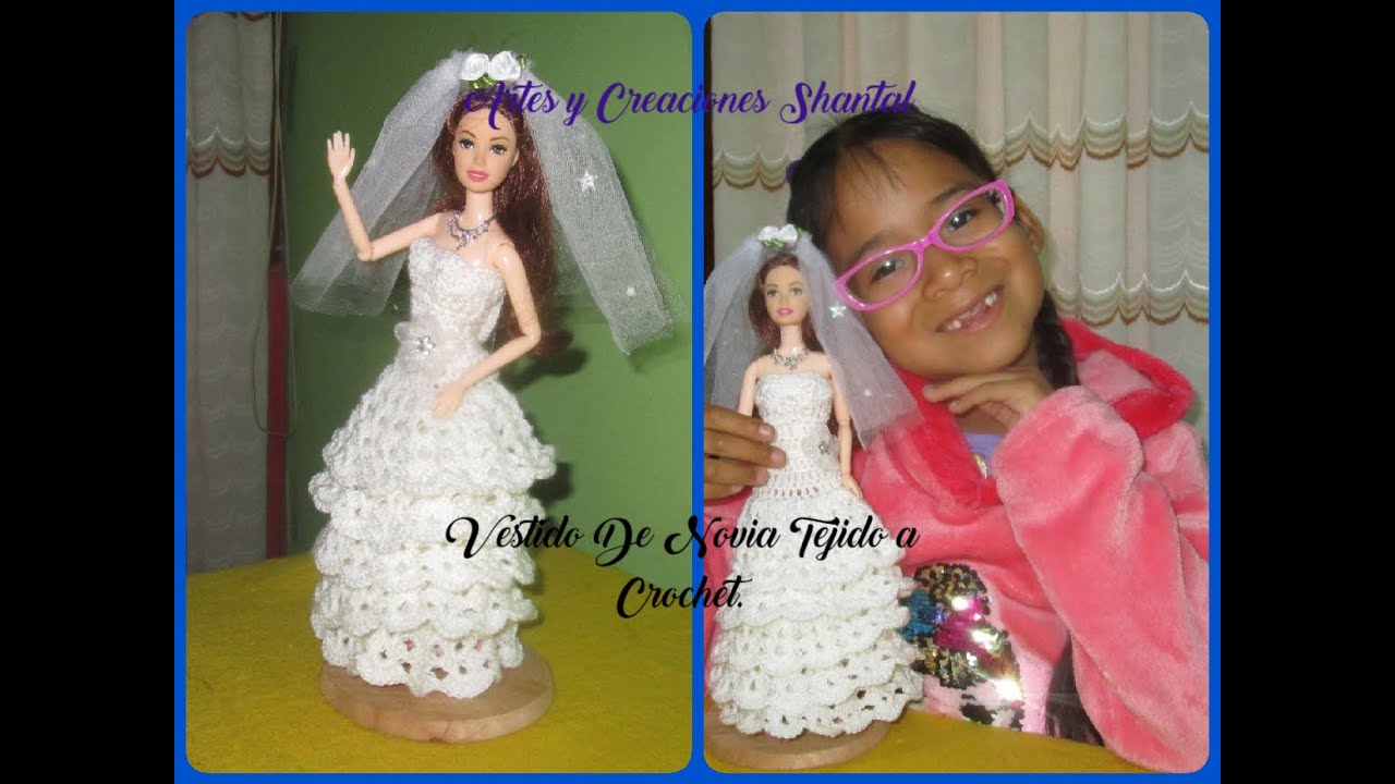 Vestido De Novia (Fácil) Tejido a Crochet.