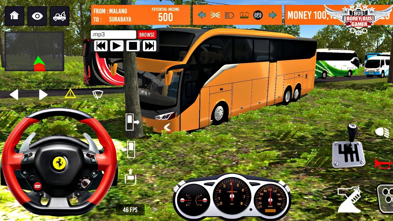 Indonesia Coach bus driving | Euro bus simulator 2025 Android gameplay