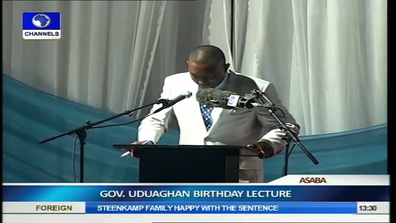 Governor Uduaghan Gives Lecture In Celebration Of Birthday pt 1