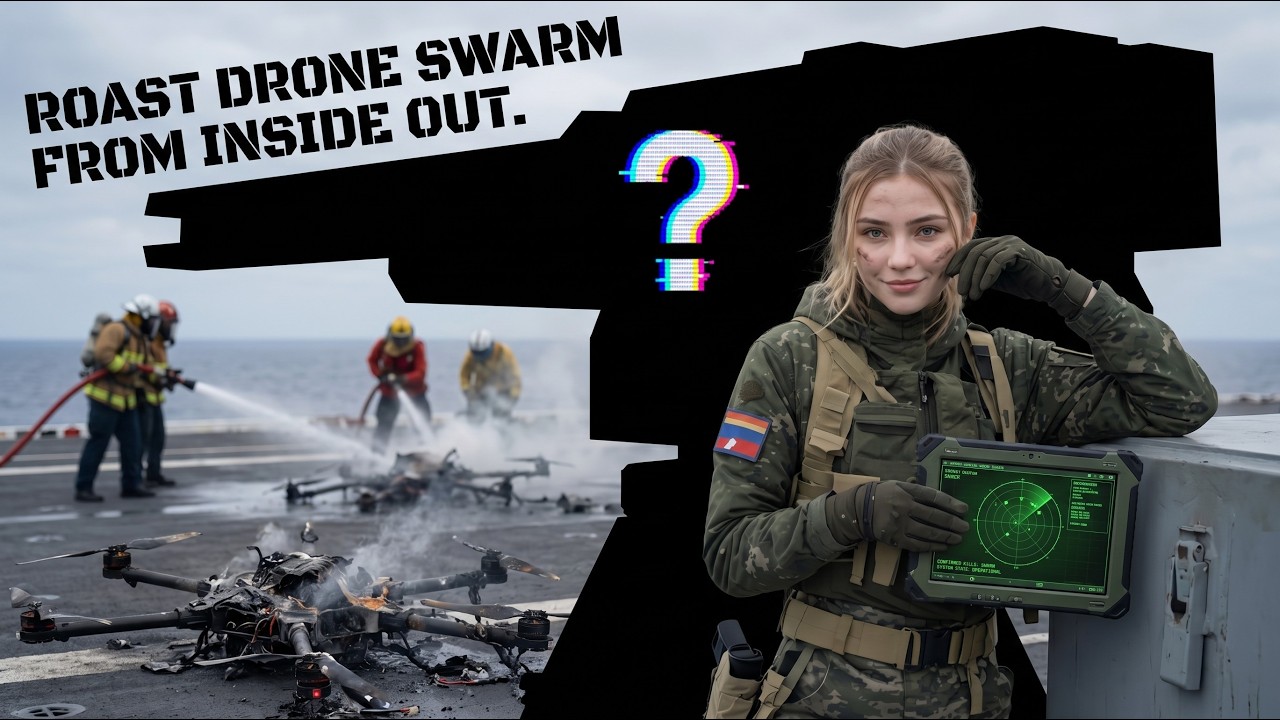 NEW WEAPON THAT ROASTS DRONE SWARM FROM THE INSIDE OUT | MICROWAVE BLAST