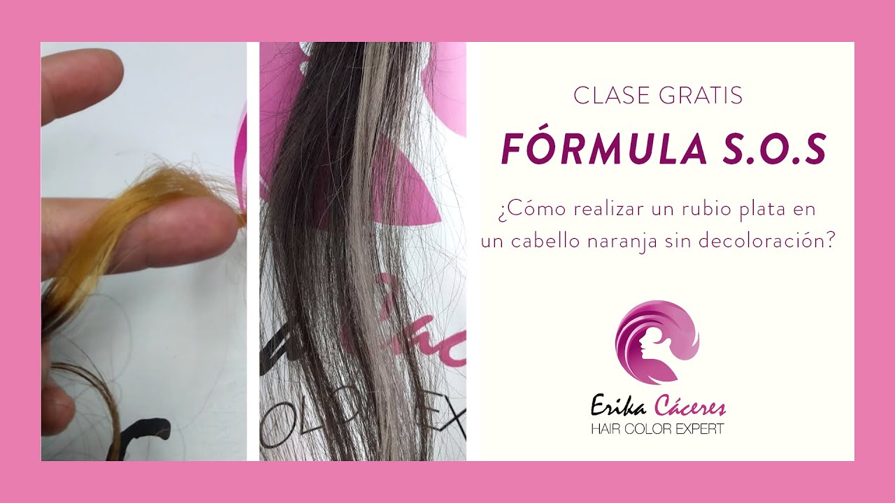 [F&Oacute;RMULA GRATIS] &iquest;C&oacute;mo realizar un rubio plata en un cabello naranja sin decoloraci&oacute;n?