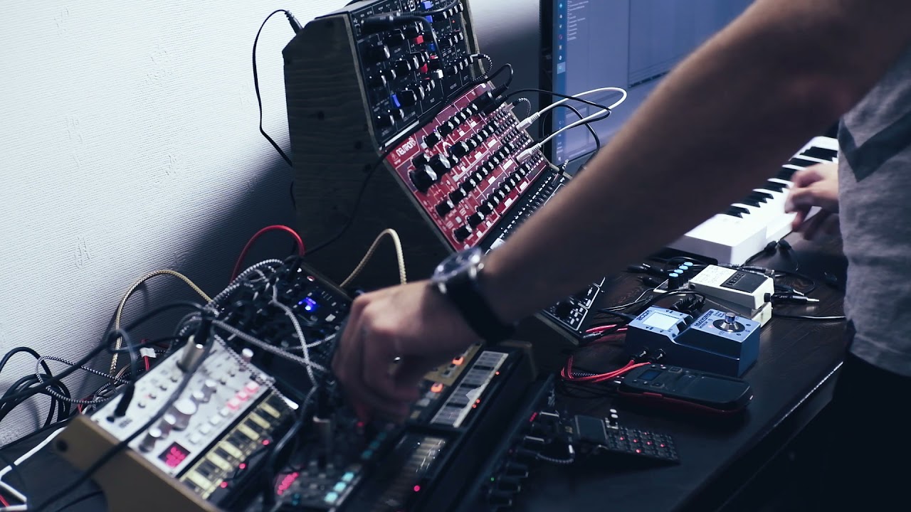 2021.09.30 dawless jam with Behringer Neutron, Model D, Pro-1, Keystep Pro