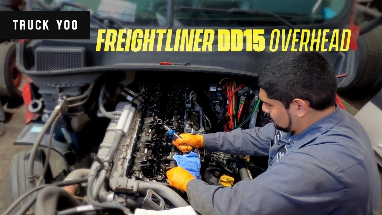 Регулировка верхнего клапана Detroit DD15. Freightliner Cascadia