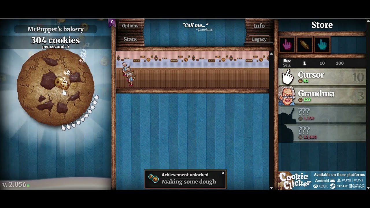 Cookie clicker on coolmathgames part 1