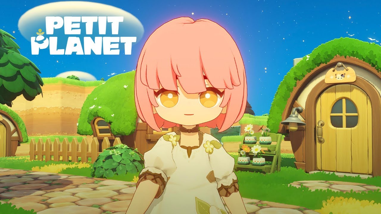 Testing out this celestial life sim called Petit Planet 🌙😍