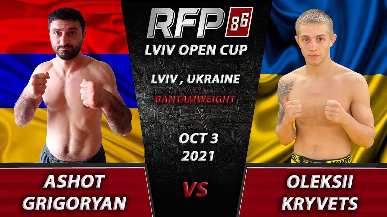 61 kg, Ashot Grigoryan vs Oleksii Kryvets / RFP 86 - Lviv Open Cup 2021