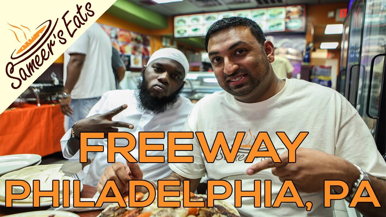 Breaking fast with rappers Freeway & Jakk Frost in Philadelphia!