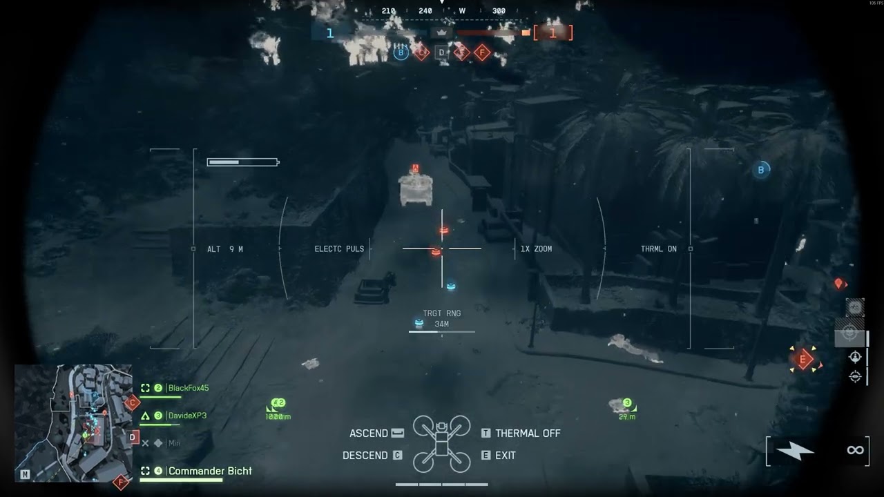 Blowing Up Enemy Tank with Enemy Land Mines using a Drone in Battlefield 6