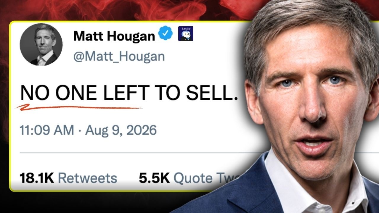&ldquo;The Sellers Are 100% Gone&rdquo; &mdash; The Supply Squeeze Has Just Begun | Matt Hougan