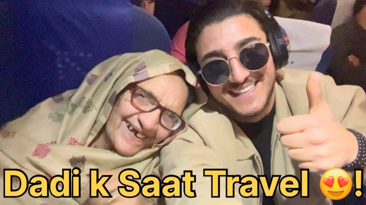 Dadi k Saat Travel Start 😍| Airport pai subscribes 😍|