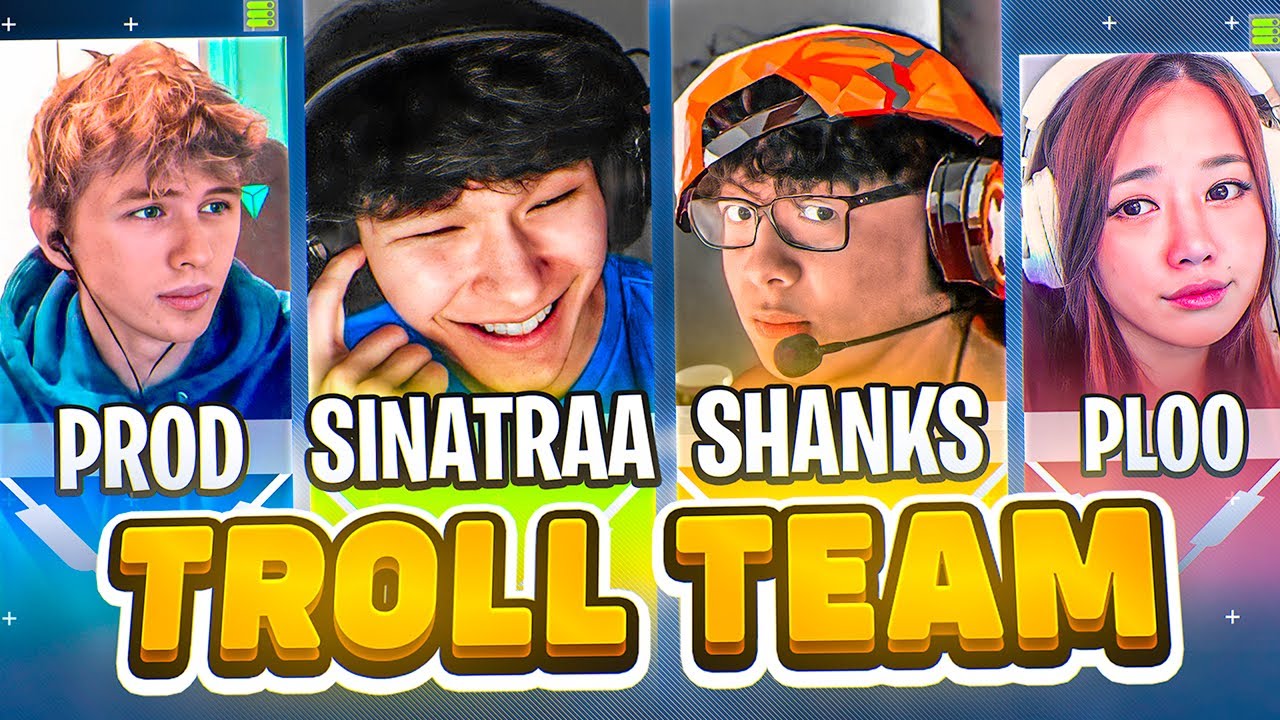 THE MOST TROLL TEAM IN VALORANT... (ft. Ploo, PROD & Shanks!)