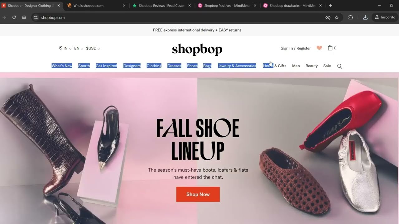 Shopbop Review Legit or Scam Store