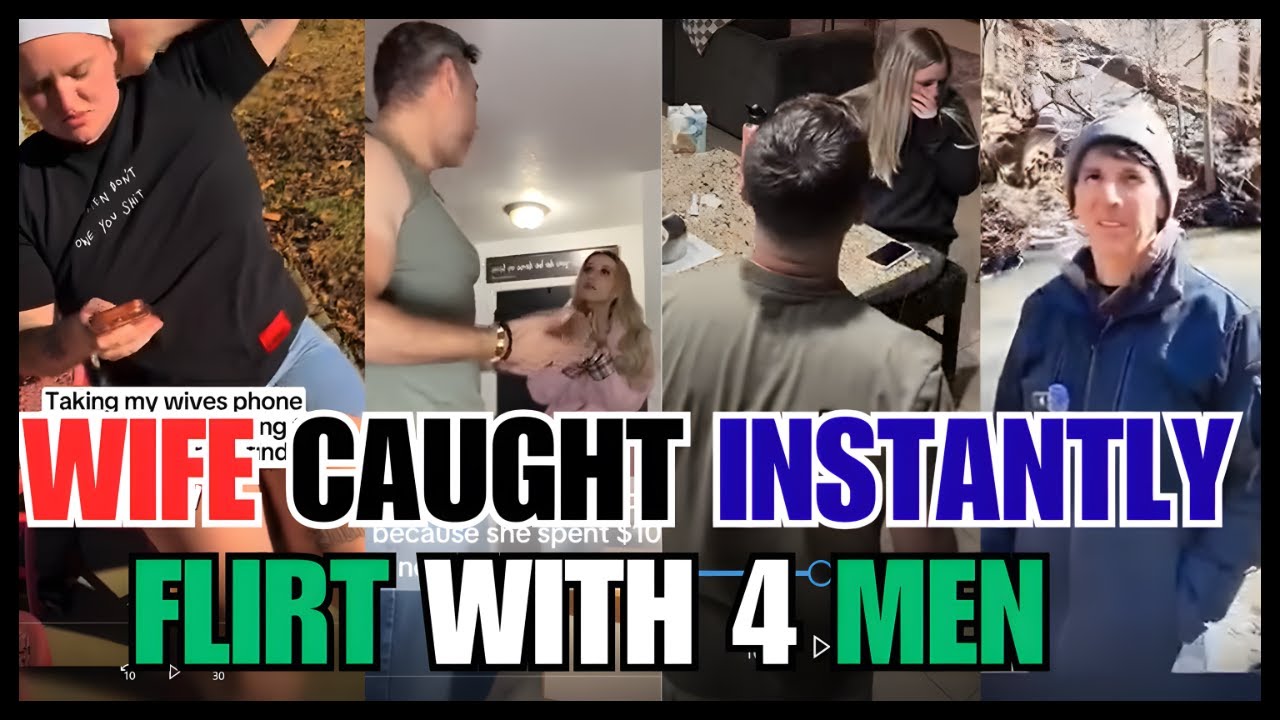 She Thought She Was Slick, Flirting With 4 Men — Her Husband Caught It Instantly 👀💥