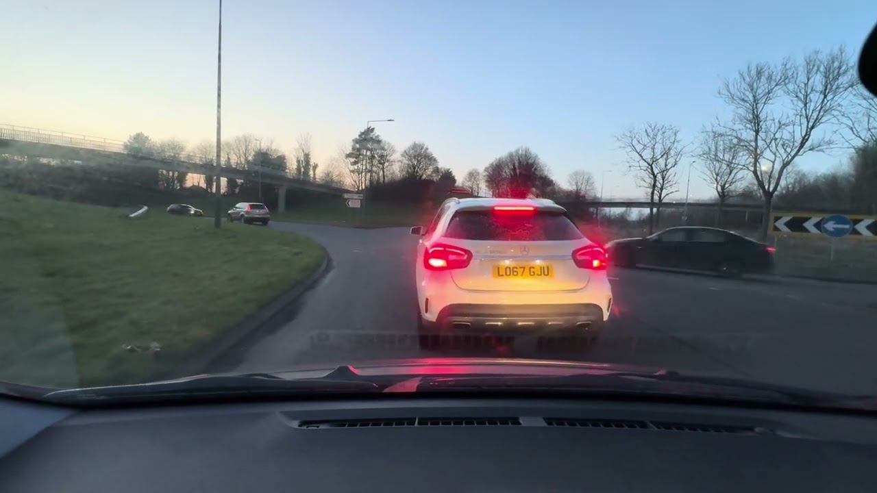 Brakes Repaired! Drive from Formula One Autocentres home to Grange Farm via Sainsbury's | Smooth