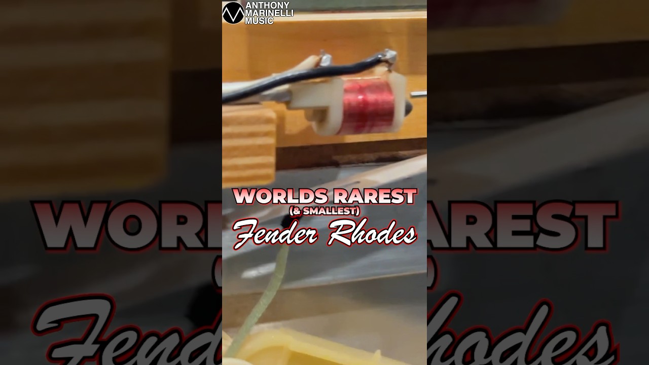 The Worlds Rarest (and smallest) Fender Rhodes