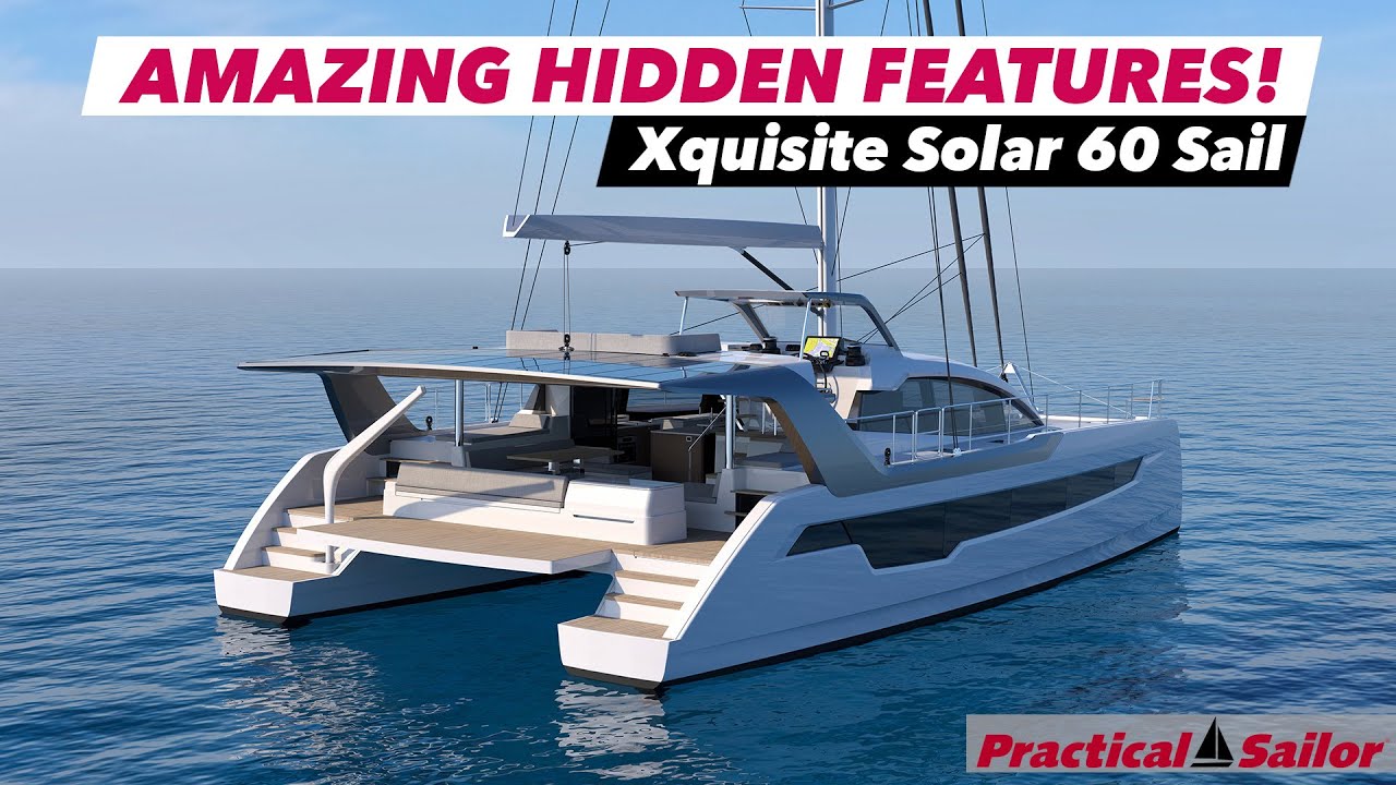 Внутри Xquisite 60 Solar Sail | Полный обзор катамарана X60 на солнечных батареях