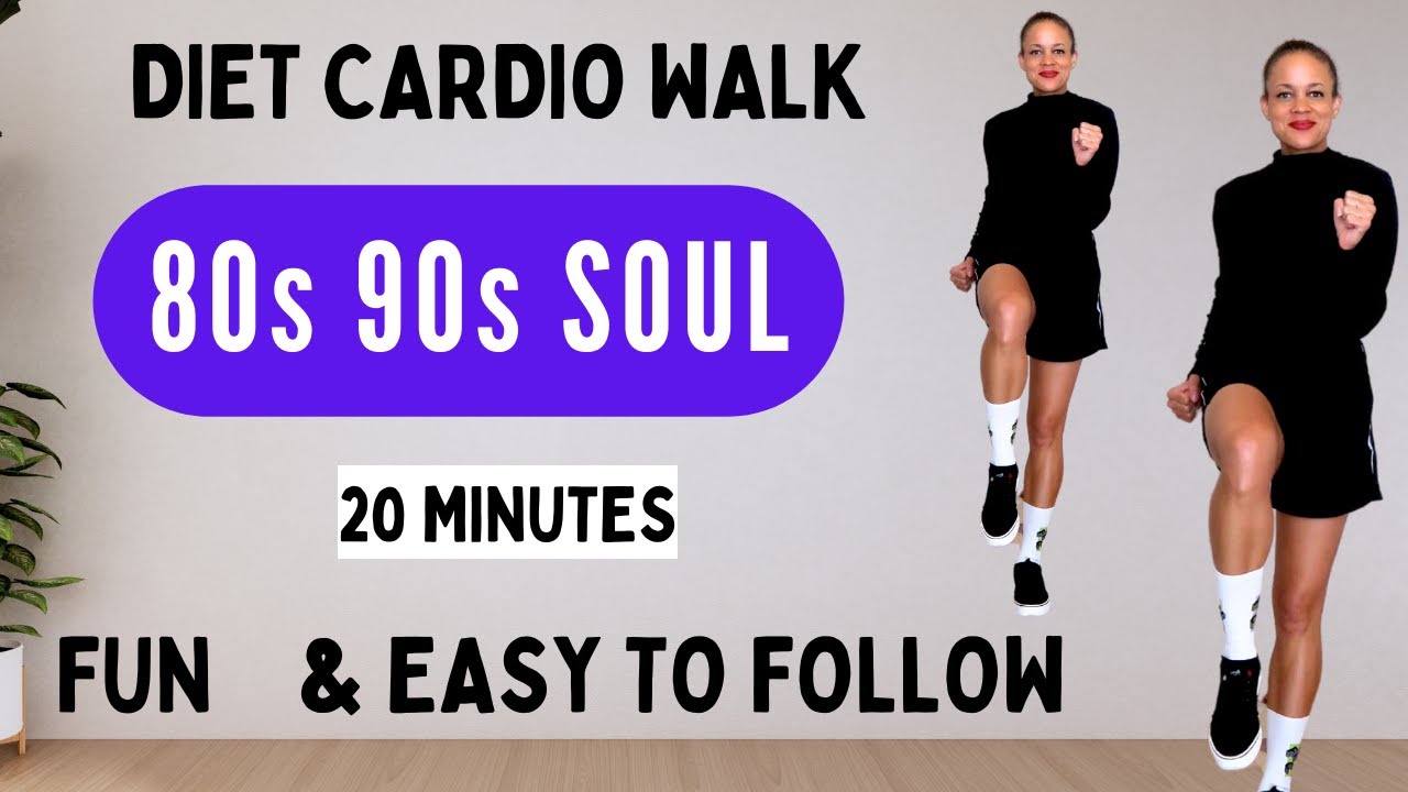 RnB Walking Workout 🎶for Cardio Health & Weight Loss, No Jumping Knee-Friendly, Beginner Walk 20 min