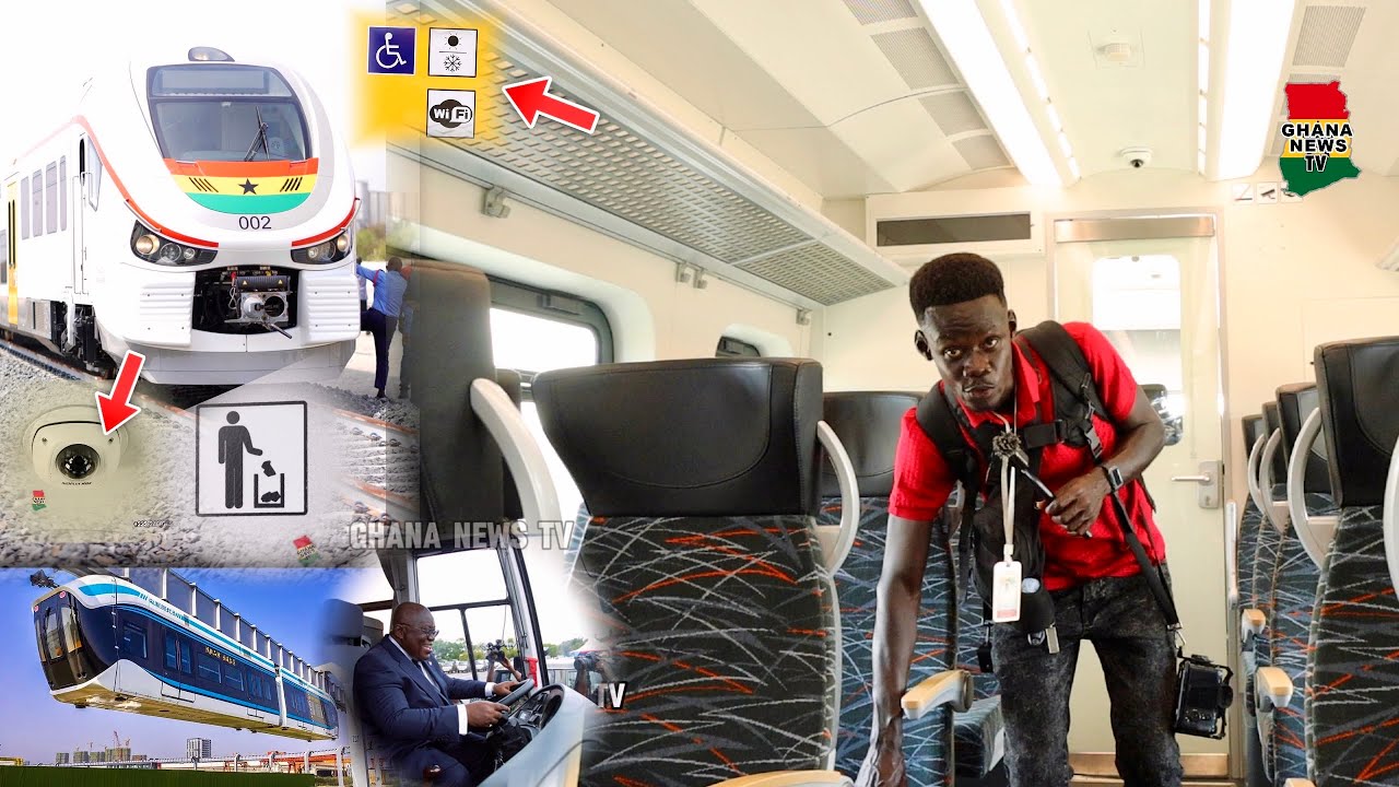 Exclusive Detailed Inside tour of Ghana's $4m 2024 Ultramodern Train Prez Akufo-Addo commissioned