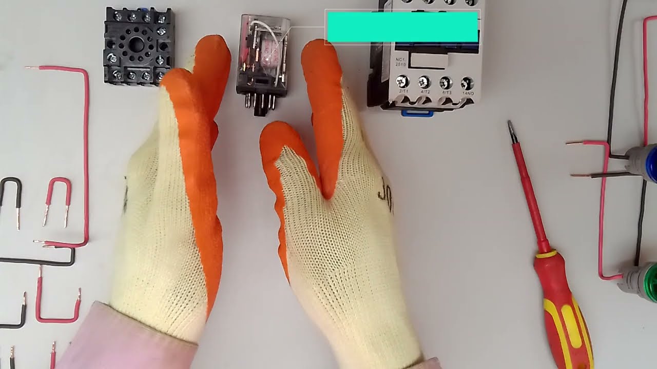 11 pin relay connection to a magnetic contactor#11pinrelay