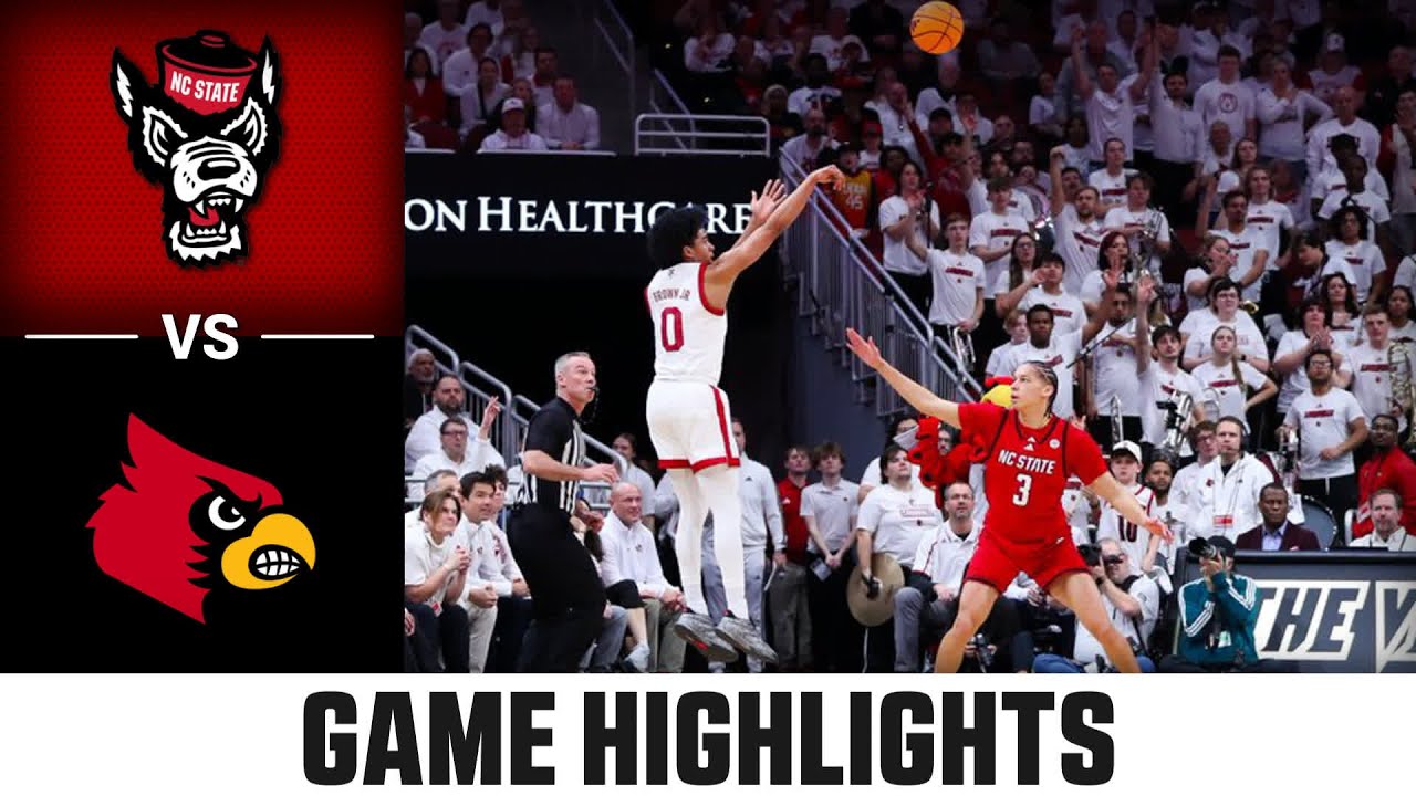 NC State vs. Louisville Highlights | 2025-26 ACC Men's Basketball