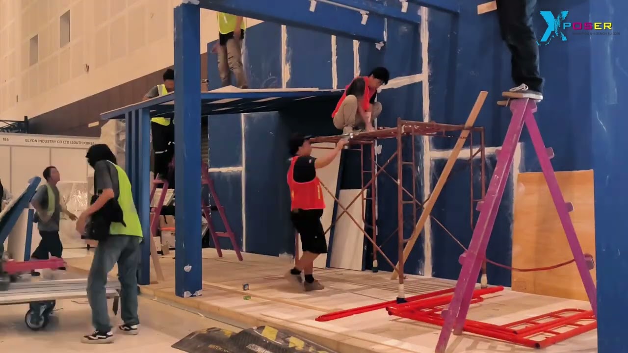 JADILAH SAKSI PROSES PEMBANGUNAN BOOTH TRAFTEX By PT. WILBERT PERKASA TEKNIK
