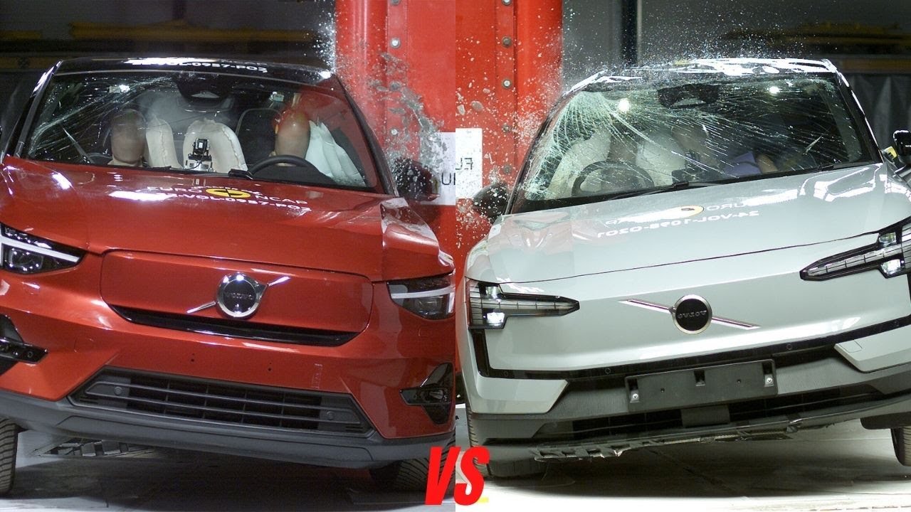 2025 Volvo EX30 vs 2024 Volvo EC40 – EURONCAP Crash Test Results