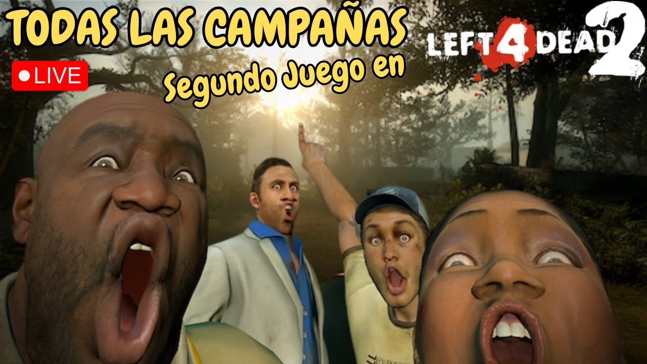 😂 L4D2 en vivo: el equipo más inútil del apocalipsis