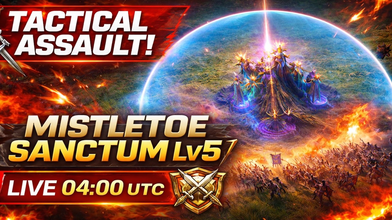 🔥 KVK 6 – Mistletoe Sanctum: Killing Fields Ignite at 04:00 UTC! 🔥