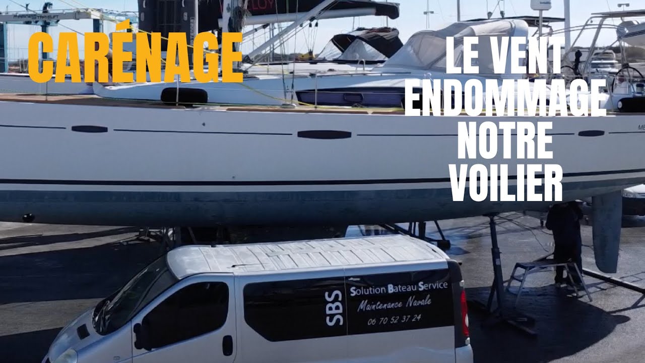 CARENAGE voilier 💥 Le VENT ENDOMMAGE notre voilier ⛵️VIVRE SUR UN VOILIER OCEANIS 50 Episode 13
